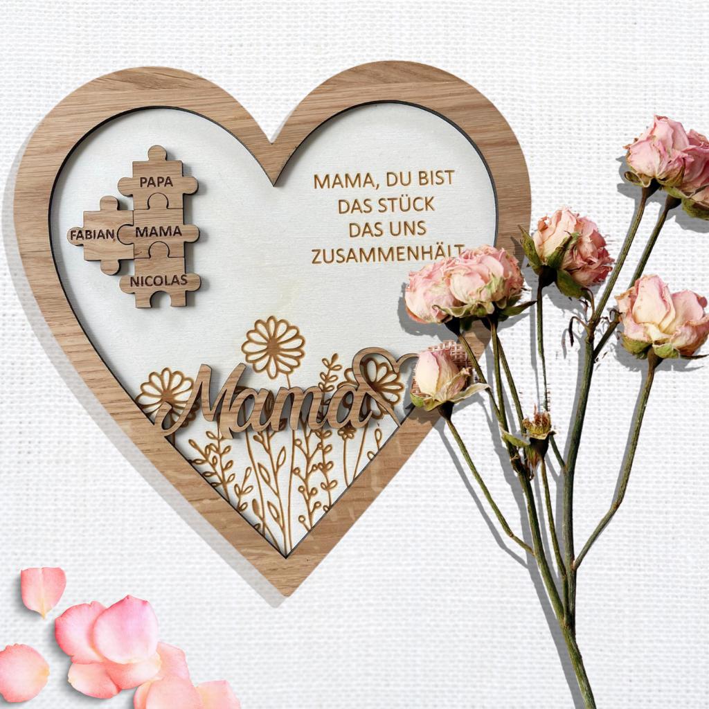Personalisiertes Muttertagsgeschenk - Herz