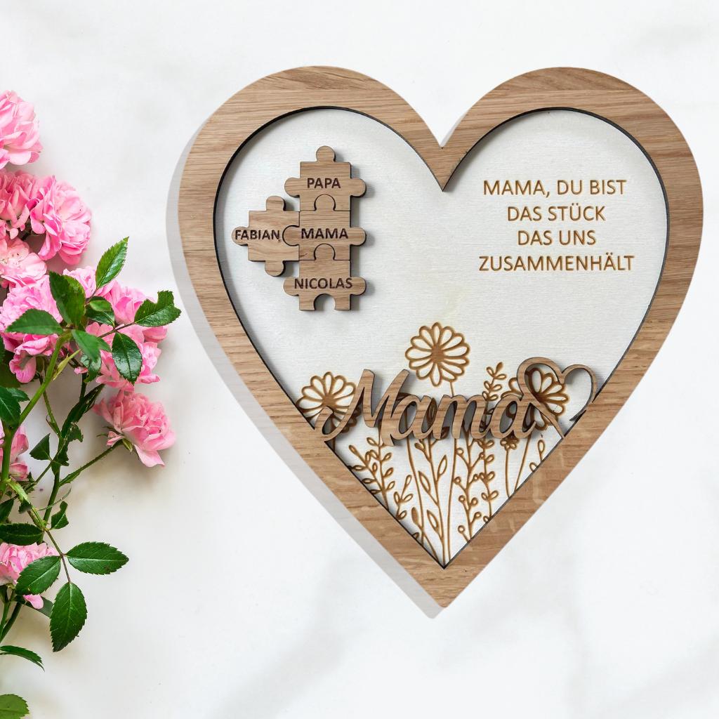 Personalisiertes Muttertagsgeschenk - Herz