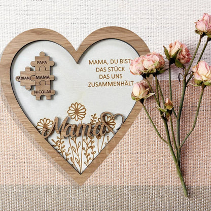 Personalisiertes Muttertagsgeschenk - Herz